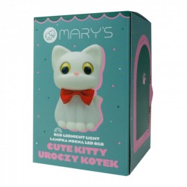 Mary's - Επαναφορτιζόμενο Φωτάκι Νυκτός Cute Kitten