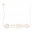 Milagro - LED Γυάλινο Κρεμαστό Φωτιστικό Daphne 118cm 40W Λευκό με Frosted Γυαλί