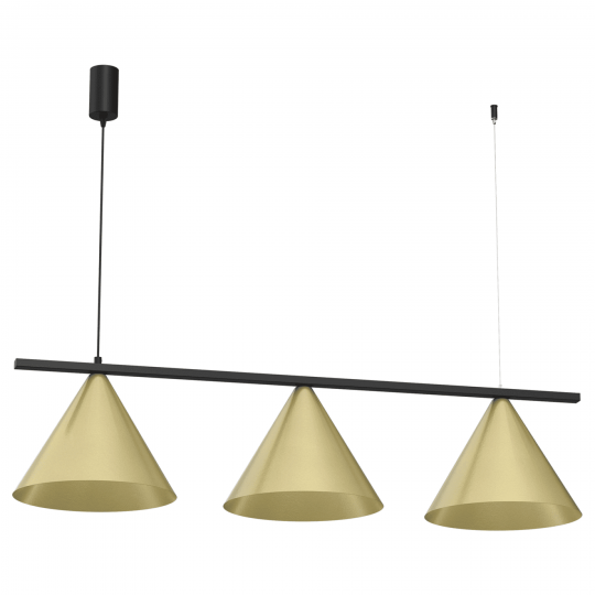 Milagro - Κρεμαστό Πολύφωτο Capital Gold 3xGX53 110cm