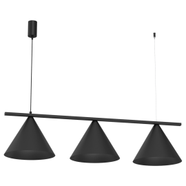 Milagro - Κρεμαστό Πολύφωτο Capital Black 3xGX53 110cm