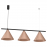 Milagro - Κρεμαστό Πολύφωτο Capital Rose Copper 3xGX53 110cm