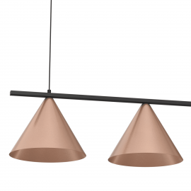 Milagro - Κρεμαστό Πολύφωτο Capital Rose Copper 3xGX53 110cm