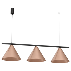 Milagro - Κρεμαστό Πολύφωτο Capital Rose Copper 3xGX53 110cm