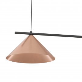 Milagro - Κρεμαστό Πολύφωτο Capital Rose Copper 2xGX53 110cm