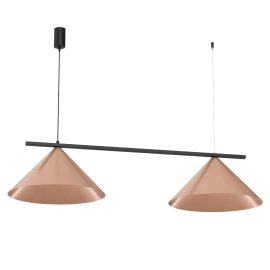Milagro - Κρεμαστό Πολύφωτο Capital Rose Copper 2xGX53 110cm