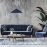 Milagro - Κρεμαστό Φωτιστικό Capital Navy Blue Ø60cm