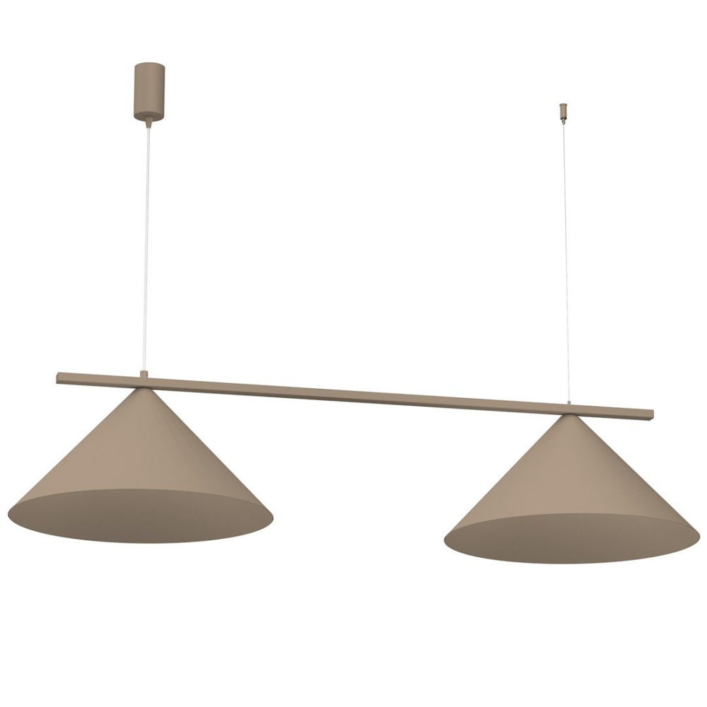 Milagro - Κρεμαστό Πολύφωτο Capital Taupe 2xGX53 110cm