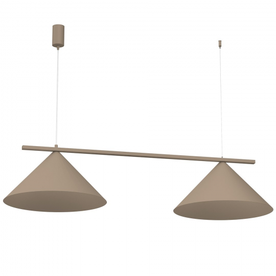 Milagro - Κρεμαστό Πολύφωτο Capital Taupe 2xGX53 110cm