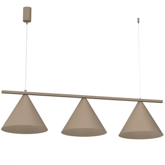 Milagro - Κρεμαστό Πολύφωτο Capital Taupe 3xGX53 110cm