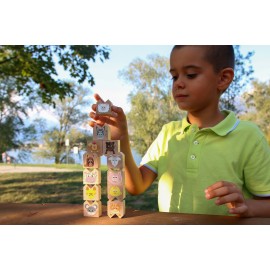 Milaniwood - Ξύλινo Επιτραπέζιο Παιχνίδι "Ocean Upside-Down Farm Animals"