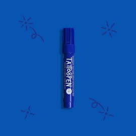 Nailmatic - Μαρκαδόρος Δέρματος Tattopen Σκούρο Μπλε 