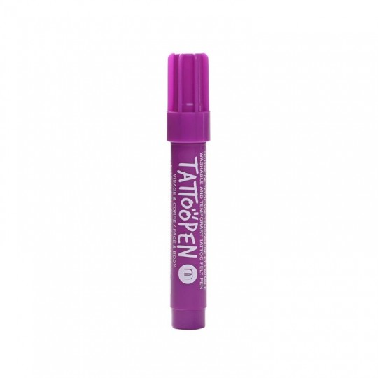 Nailmatic - Μαρκαδόρος Δέρματος Tattopen Σκούρο Μωβ