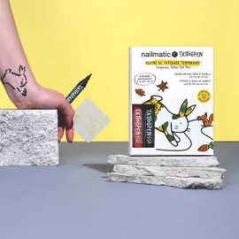 Nailmatic - Σετ Ζωγραφικής Δέρματος Tattoopen Με Στένσιλ The Rabbit by Ami Imaginaire Nailmatic - Σετ Ζωγραφικής Δέρματος Tattoopen Με Στένσιλ The Rabbit by Ami Imaginaire