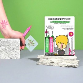 Nailmatic - Σετ Ζωγραφικής Δέρματος Tattoopen Με Στένσιλ New York by Jo Little