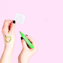 Nailmatic - Σετ Ζωγραφικής Δέρματος Tattoopen Με Στένσιλ New York by Jo Little