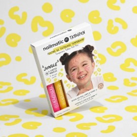 Nailmatic - Σετ Ζωγραφικής Δέρματος Tattoopen Με Σχέδια Jungle