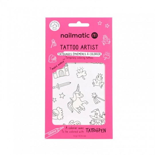 Nailmatic - Προσωρινά Τατουάζ Magic World