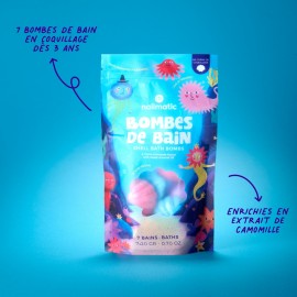 Nailmatic - Σετ 7 Bath Bombs Με Αμυγδαλέλαιο Κοχύλι