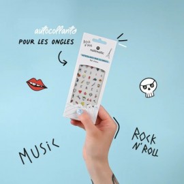 Nailmatic - Σετ 55 Αυτοκόλλητα Νυχιών Rock