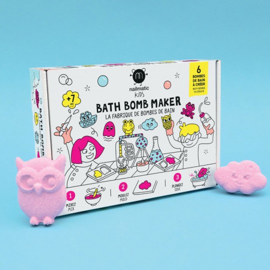 Nailmatic - Σετ Παιχνιδιού & Παρασκευής Bath Bomb Σε 6 Σχέδια