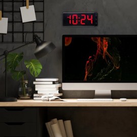 Nextime - Ψηφιακό Ρολόι Επιτραπέζιο/Τοίχου LED Red 27cm