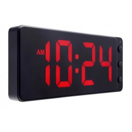 Nextime - Ψηφιακό Ρολόι Επιτραπέζιο/Τοίχου LED Red 27cm