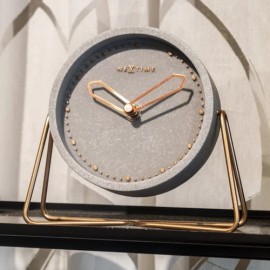 Nextime - Επιτραπέζιο Ρολόι Polyresin Grey