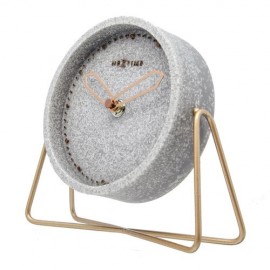 Nextime - Επιτραπέζιο Ρολόι Polyresin Grey