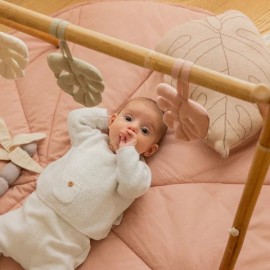 Lorena Canals - Μαξιλάρι Baby Leaf Rose Beige 28x42cm