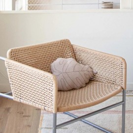 Lorena Canals - Μαξιλάρι Baby Leaf Rose Beige 28x42cm