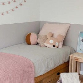 Lorena Canals - Μαξιλάρι Baby Leaf Rose Beige 28x42cm