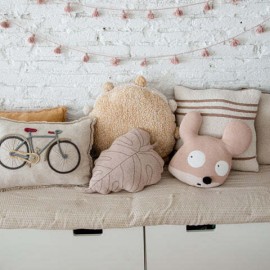 Lorena Canals - Μαξιλάρι Baby Leaf Rose Beige 28x42cm