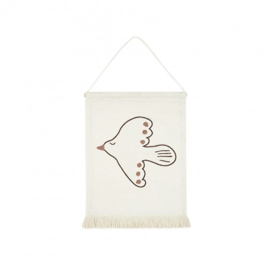 Nobodinoz - Κρεμαστό Διακοσμητικό Τοίχου Landscape Bird Brown /Natural 32x45cm