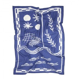 Nobodinoz - Παρεό Portofino Full Blue 106x146cm