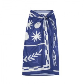 Nobodinoz - Παρεό Portofino Full Blue 106x146cm