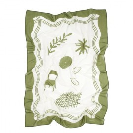 Nobodinoz - Παρεό Portofino Green 106x146cm Nobodinoz - Παρεό Portofino Green 106x146cm