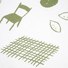 Nobodinoz - Παρεό Portofino Green 106x146cm Nobodinoz - Παρεό Portofino Green 106x146cm