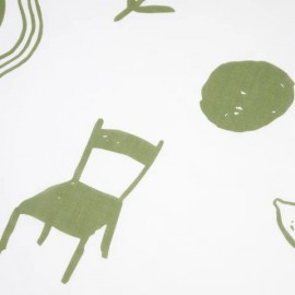 Nobodinoz - Παρεό Portofino Green 106x146cm Nobodinoz - Παρεό Portofino Green 106x146cm