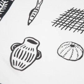 Nobodinoz - Παρεό Portofino Black 106x146cm Nobodinoz - Παρεό Portofino Black 106x146cm