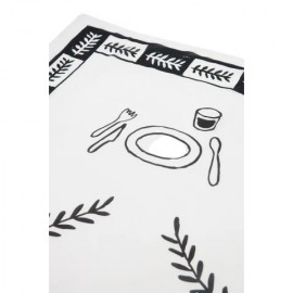 Nobodinoz - Παρεό Portofino Black 106x146cm Nobodinoz - Παρεό Portofino Black 106x146cm