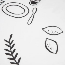 Nobodinoz - Παρεό Portofino Black 106x146cm Nobodinoz - Παρεό Portofino Black 106x146cm