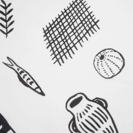 Nobodinoz - Παρεό Portofino Black 106x146cm Nobodinoz - Παρεό Portofino Black 106x146cm