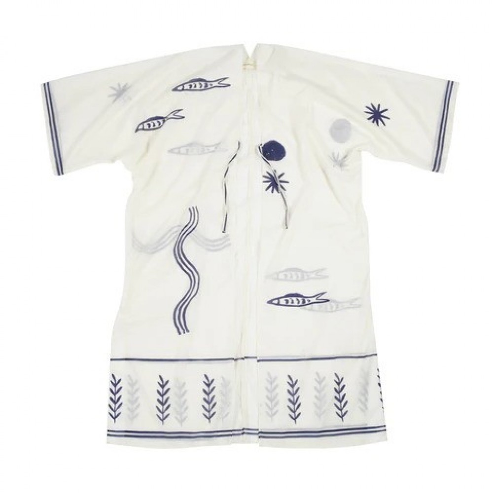 Nobodinoz - Κιμονό Portofino Natural Blue Nobodinoz - Κιμονό Portofino Natural Blue