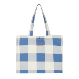 Nobodinoz - Τσάντα Tote Portofino Blue Checks Nobodinoz - Τσάντα Tote Portofino Blue Checks