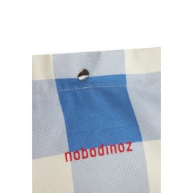 Nobodinoz - Τσάντα Tote Portofino Blue Checks Nobodinoz - Τσάντα Tote Portofino Blue Checks