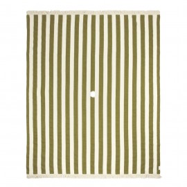 Nobodinoz - Πετσέτα Παραλίας Portofino Pistachio Stripes Waffle XL