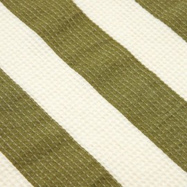 Nobodinoz - Πετσέτα Θαλάσσης Portofino Pistachio Stripes Waffle 84x150cm
