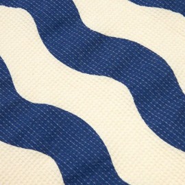 Nobodinoz - Πετσέτα Θαλάσσης Portofino Blue Waves Waffle 84x150cm Nobodinoz - Πετσέτα Θαλάσσης Portofino Blue Waves Waffle 84x150cm