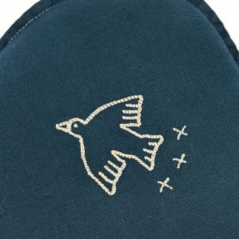 Nobodinoz - L1NO Μαξιλάρι Συννεφάκι Με Κέντημα Deep Blue