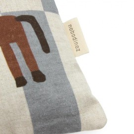 Nobodinoz - Vibes Ορθογώνιο Μαξιλάρι Blue Tiiles Horse